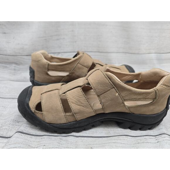Mens Keen XT Fisherman Brown Leather Casual Comfort Sandals Size 9.5 M EUC - Picture 9 of 10